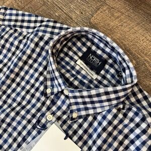 North Country Portuguese Flannel Shirt Men's Large Multi Plaid Made In Portugal